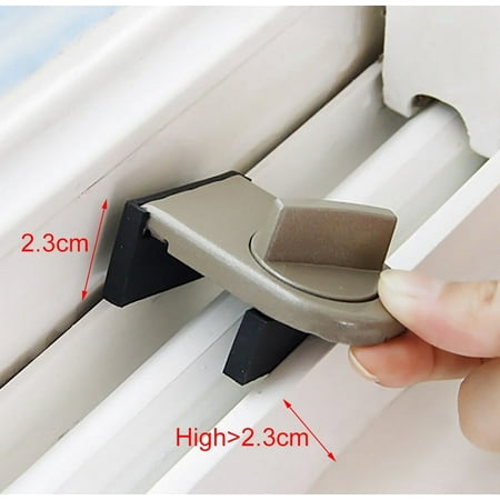 

yegeUY 50% off Clear! Door Sash Sliding Restrictor Lock Kids Window Catch Tools & Home Improvement