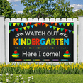 thumbnail image 5 of Colorful Welcome Kindergarten Banner with Balloon Apple Book Crayon Elements Party Backdrop Decorations for First Day School Event Photography Props Kids Party Decor, 5 of 7