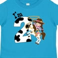 thumbnail image 4 of Inktastic I'm Two-cowgirl Riding Horse Birthday Girls Toddler T-Shirt, 4 of 5