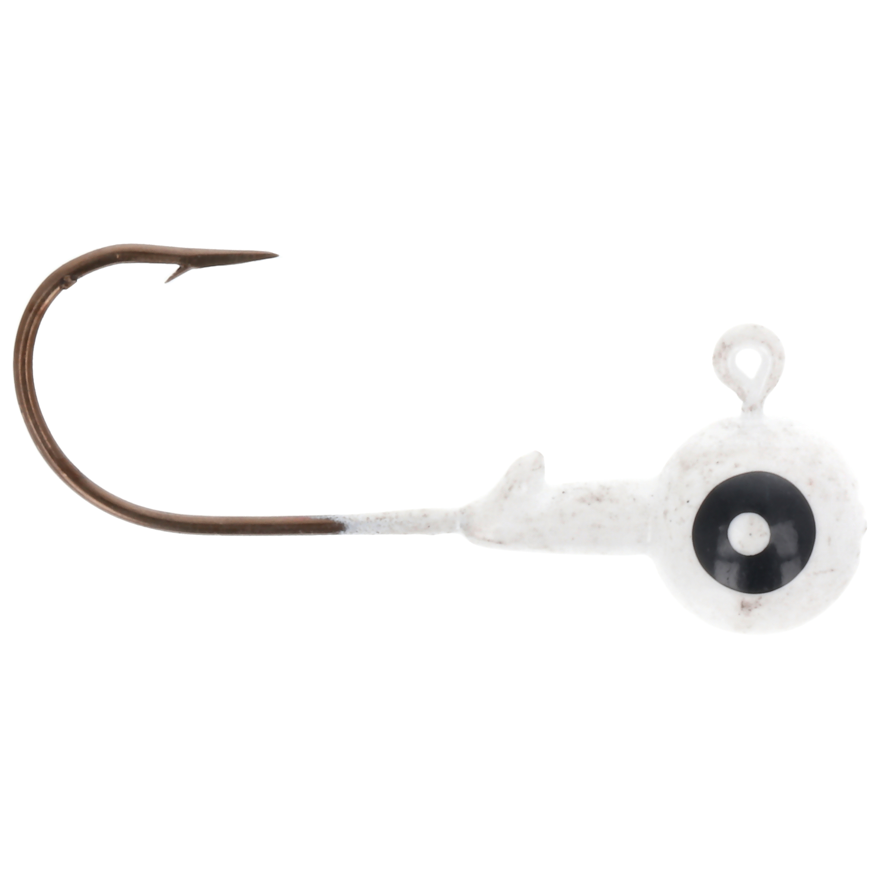 Eagle Claw Tin Ball Head Jig - Double eye - 5 pack - 1/8 oz - White