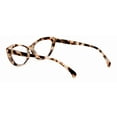 thumbnail image 3 of Women Cat-Eye Progressive Reading Glasses - Clear Zero Power on Top - No Line - UV Blue Blocker 191 +4.00, 3 of 4