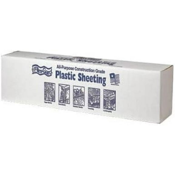 Berry Film-Gard Plastic Sheeting - 6 Mil LDPE - 12' x 100', Black