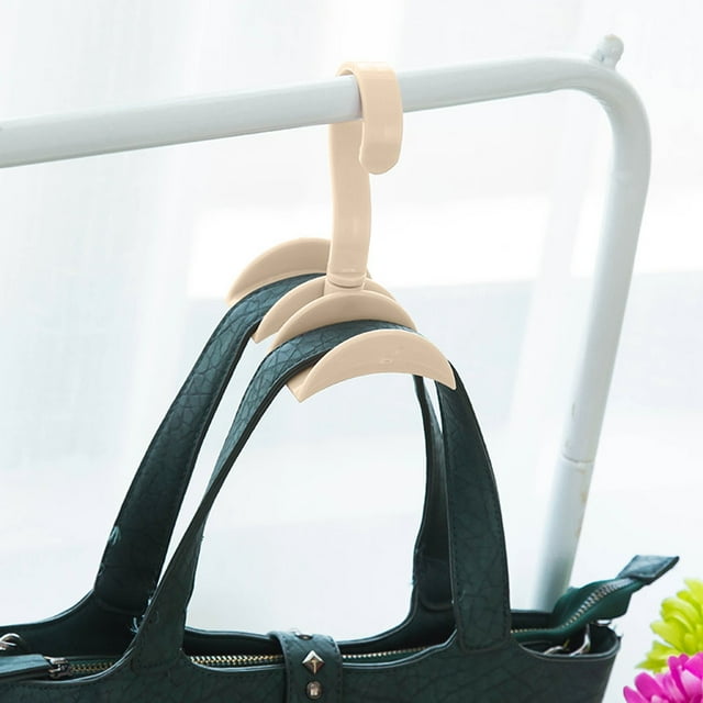Cqxid Hooks Under $5 Closet Handbag Organizer 360 Rotating Belt Scarf Tie Rack Holder Multi Function Hook 1pc