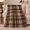 Cranberry Plaid, variant on Serene Blue Plaid Farmhouse Comfort, Peaceful Artistic Scene, Warm Flannel Blanket for Ranch House and Living Room, Art Lovers person's Day Gift, Artistic Home Decor