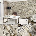 thumbnail image 2 of Vintage Self Adhesive, Self Adhesive Peel & Stick Wallpaper Paper Newspaper, 45cm x 10m, 2 of 5