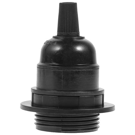 

Plastic Lamp Bases Adapter E27/E26 4A Light Bulb Lamp Holder Pendant Screw Socket Vintage Black 250V
