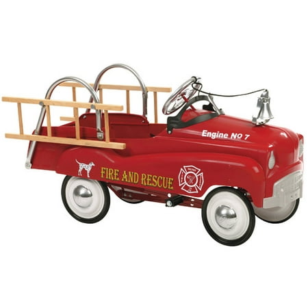 InStep Fire Truck Pedal Car, Red (Best Overdrive Pedal For Metal)