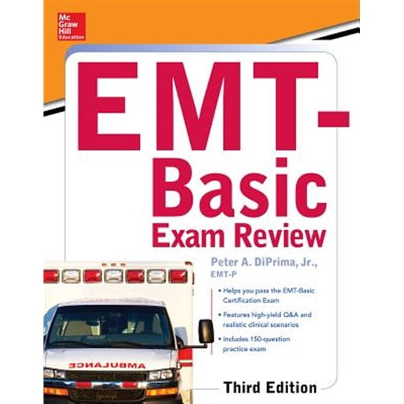 Pre-Owned McGraw-Hill Education's Emt-Basic Exam Review, Third Edition (Paperback) 0071847197 9780071847193