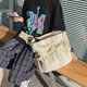 thumbnail image 5 of Bolso vagabundo de caracol de gran capacidad de lona con múltiples bolsillos Bolsos casuales Bolso de hombro para mujeres y hombres Viajes de compras, 5 of 5
