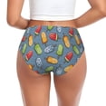 thumbnail image 3 of Womens Underwear Fruit ice cream Cuteness No Show Seamless Underwear for Women, Soft Stretch Women's Panties, Hipster Ladies Panties Bikini Underwear Briefs, 3 of 6
