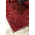 thumbnail image 5 of Koeckritz Rugs Red Black Indoor/Outdoor Artificial Grass Rug, 4'x7', Lightweight, 5 of 6