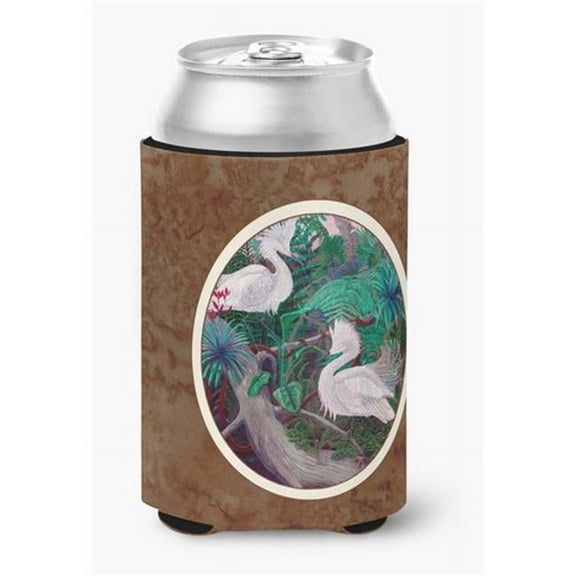 Bird Egret Can or Bottle Hugger