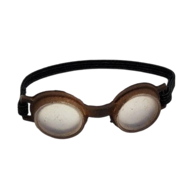 Modelo gafas a escala 1/6 para figura hombre 12 pulgadas. Accesorio compacto y detallado para exhibición. Gafas miniatura coleccionables