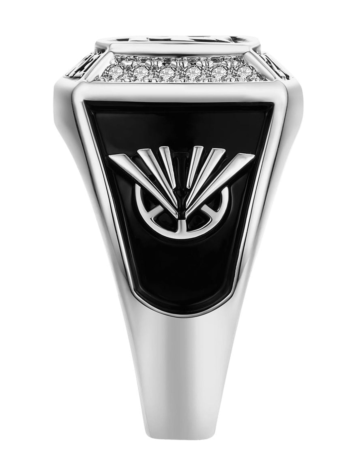 Order Now for 2025 Graduation, Freestyle Women's Initial CZ Square Birthstone Class Ring, Personalized, High School or College