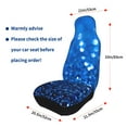thumbnail image 4 of Sikiie A Blue Glitter Car Seat Protector 2 Pack Car Seat Cushion Mat, Car Seat Covers for SUV, Truck, Van, 4 of 7