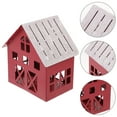 thumbnail image 4 of Gymnture christmas Farmhouse Metal House Votive Candle Holders for Christmas Tabletop Mantel, 4 of 10