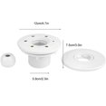 thumbnail image 3 of Swimming Pool Massage Nozzle 360 Degree Rotating Spa Jet Eyeball Return Fitting Hydro Stream Directional Water Flow Control 3/4" Opening 1-1/2" Thread White, 3 of 5