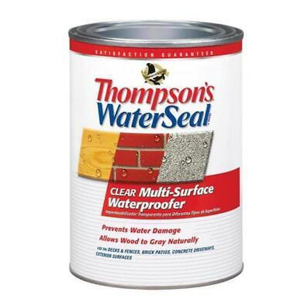 Thompson's Waterseal Clear WaterBased MultiSurface Waterproofer 1 qt