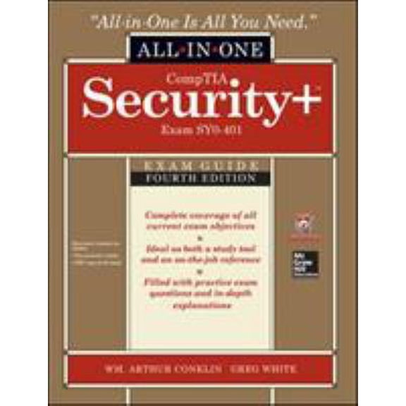Pre-Owned Comptia Security  All-In-One Exam Guide, Fourth Edition (Exam Sy0-401) (Hardcover) 0071841245 9780071841245