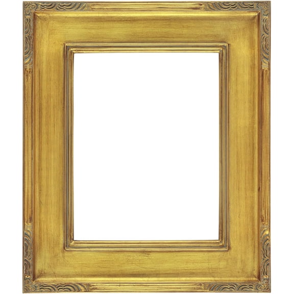 Creative Mark Plein Air Museum Collection Arte Picture Frame Solid Wood Composition Hand-Leafed Museum Quality Closed Corner - Gold 8x10