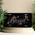thumbnail image 4 of Blessed with Butterflies Front License Plate, Metal License Plate, Funny Standard Plates Personalized Novelty Decorative For Men/Women/Boys/Girls Car 6×12 Inch, 4 of 6