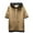 Khaki, variant on oqasdz T Shirts for Man Solid Color Short Sleeve Hooded Sweatshirt Casual Lightweight and Comfortable Loose Spring Autumn Tee Top