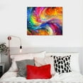 thumbnail image 5 of COMIO Abstract Colorful Wall Art Rainbow Canvas Wall Decor Bright Multicolor Color Blocks Splash Picture Art Modern Contemporary Prints Artwork for Home Living Room Bedroom Office Decoration, 5 of 6