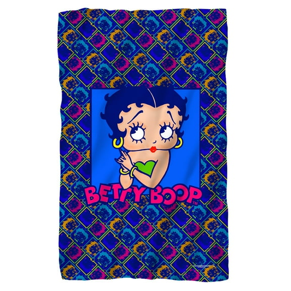 Betty Boop 1930's Animated Character Icon Cartoon Pop Betty Polar Fleece Blanket