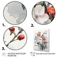 thumbnail image 3 of Designart "Apple Blossom Asian beauty I" Asian Floater Framed Wall Decor, 3 of 7