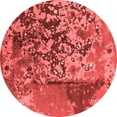 thumbnail image 1 of Ahgly Company Indoor Round Oriental Red Industrial Area Rugs, 3' Round, 1 of 4