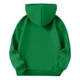 thumbnail image 4 of Kids Girls Boys Plain Sweatshirt Fashion Comfy Pullover Shirt Fleece Hoodie Casual Hooded Sweatshirts Hoody Jumper Long Sleeve Top with Pockets for Childrens Unisex 2-13 Years, 4 of 5