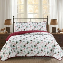 Pinecone 3-piece Quilt Set King
