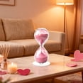 thumbnail image 4 of Valentine's Day 2D Rotating Heart Hourglass Standee, Romantic Love-Themed Tabletop Decor, Optical Illusion Funnel Design, Ideal for Anniversary, Date Night & Home Decoration, 4 of 7