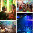 thumbnail image 3 of Led Disco Ball Mini Rgb Disco Lamp Music Controlled Party Light Usb Rechargeable Disco Light Effect Party, 3 of 4