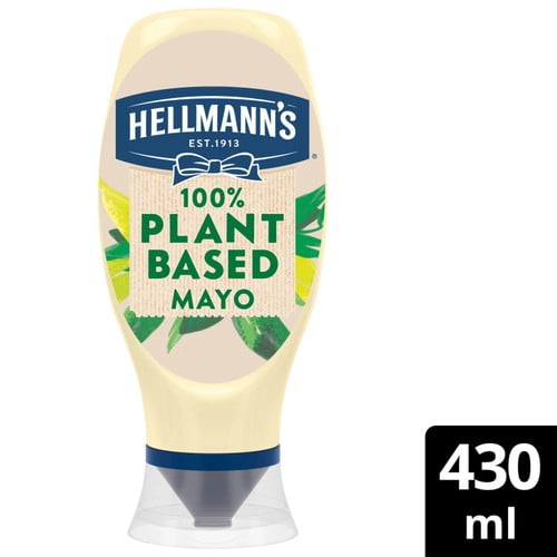 Hellmann's Plant Based Mayonnaise 430g, British Import (Pack of 2)