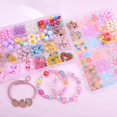 thumbnail image 2 of 24 cuentas de cuadrícula de acrílico para niños, juguete educativo, bolsa de material hecho a mano, collar de cuentas para niña, pulsera, 2 of 5