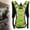 Lime Green, variant on 1 Pack Reflective Safety Strip Outdoor Sports Backpack 16.93in, Lightweight Water Resistant Hydration Daypack, X Bungee Multi Pocket Portable Pack For Workout Cycling Trail Hiking