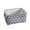 Gray, variant on MesaSe Organize Clothes, Toys, and Laundry with a Star-Patterned Canvas Fabric Cube Folding Storage Basket With Handle (Small - 31X21X12 CM)