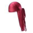 thumbnail image 1 of Milaget Foulard Chimio Douce et Soyeuse Turban Musulman Rouge, 1 of 8