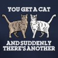 thumbnail image 3 of CafePress - You Get A Cat And Suddenly Women's Classic T Shirt - Women's Traditional Fit Dark T-Shirt, 3 of 4