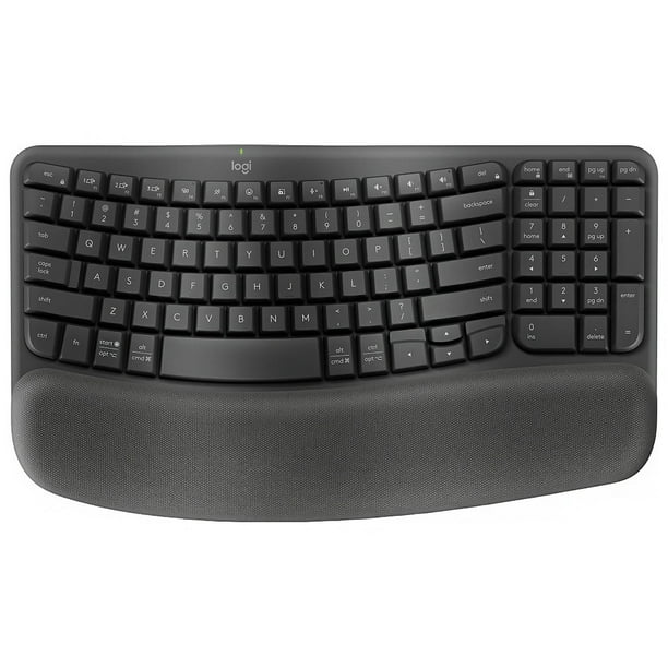 Teclado Inalambrico Logitech WAVE KEYS Español Gris