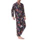 thumbnail image 2 of Fotbe United States Of America Pijama de Hombre con Estampado de Manga Larga, Conjunto de 2 Piezas, Ropa de Dormir Suave y Cómoda con Bolsillos-XX-Large, 2 of 7