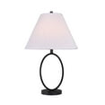 thumbnail image 4 of Simplee Adesso Modern Open Circle Black Finish Metal Table Lamp Base, 19"H, Modern, Adult Use, 4 of 6