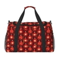 thumbnail image 1 of Disketp Christmas Red Balls Bolsa de Viaje Tipo Duffle, Bolso de Mano para Fin de Semana para Mujer, Bolsa de Gimnasio Ligera para Hombre, Esencial para Viajes, 1 of 7