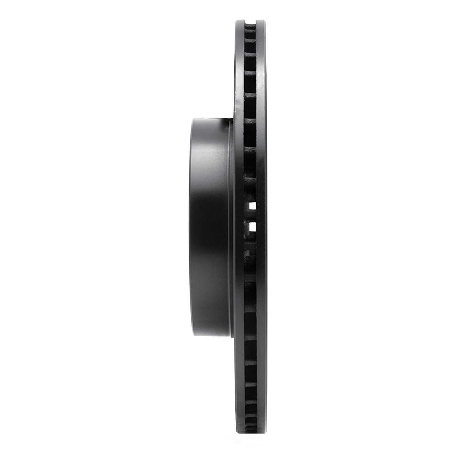 Dynamic Friction Company 633-76028L DFC Brake Rotor - Drilled And Slotted - Black
