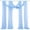 Blue#3, variant on mfyjkho Transparent Voile Curtain for Wedding Arch Decoration, Photography Background, Party Decor, 70 Cm X 550 Cm, 2-Pack
