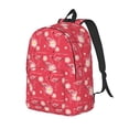 thumbnail image 1 of Fotbe Hello Summer Flamingo Mochila de Lona con Estampado, Mochila Duradera, Mochila Versátil de Alta Calidad, Mochila Compacta Vintage-Small, 1 of 5