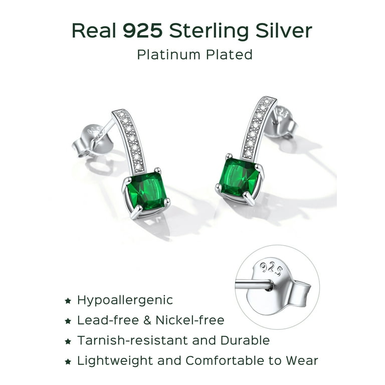 Sterling Silver Do Nickel Free Earrings Rust 925 Sterling Silver