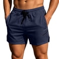 thumbnail image 6 of Huowey Gym Shorts Men Olive Green Mesh Elastic Waist Drawstring Lightweight Breathable Wide Leg Workout Shorts With Side Pockets Training Running Athletic Comfy Bottoms,M, 6 of 8