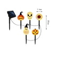 thumbnail image 2 of Qwtwty 5 Pack Solar Lights Halloween Outdoor Decorations, Solar Pathway Stake Lights for Walkways, Gardens, Lawns, Driveways and Landscape Lighting, 2 of 5